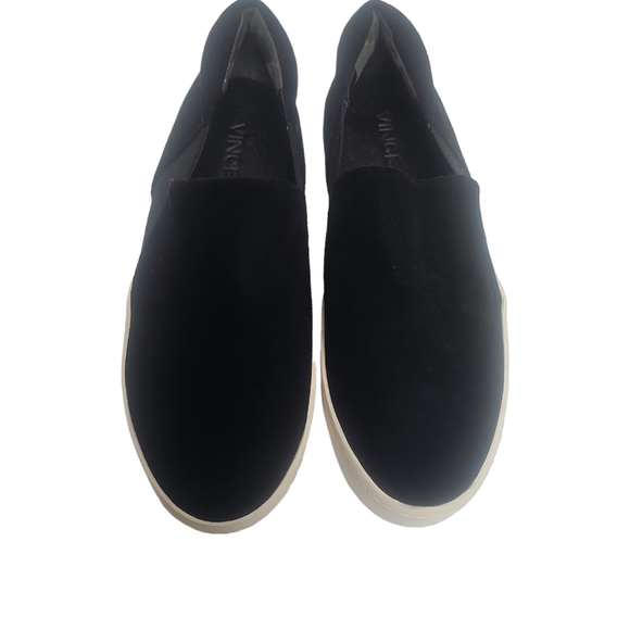 Vince Shoes |Wallace Platform Leather Sneaker Black Size 5.5| Color: Black - Picture 4 of 7